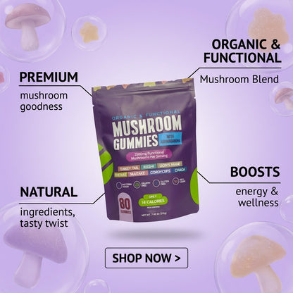 Zelro™ Organic & Functional Mushroom Gummies