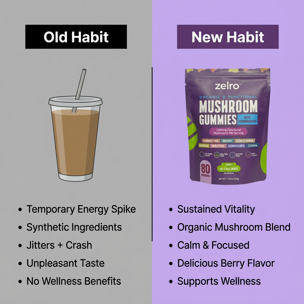 Zelro™ Organic & Functional Mushroom Gummies