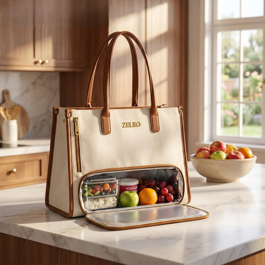 Zelro™ Premium Lunch & Laptop Tote Bag