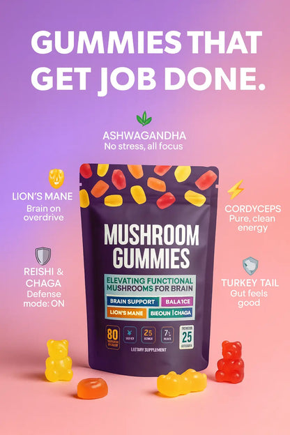 Zelro™ Organic & Functional Mushroom Gummies
