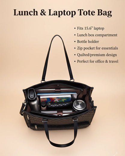 Zelro™ Lunch & Laptop Tote Bag